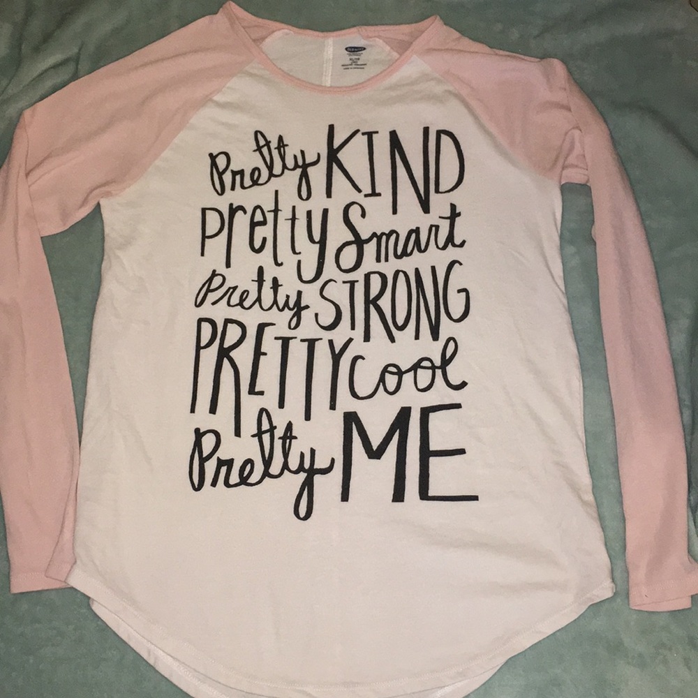 Long sleeve girls tee by Old Navy